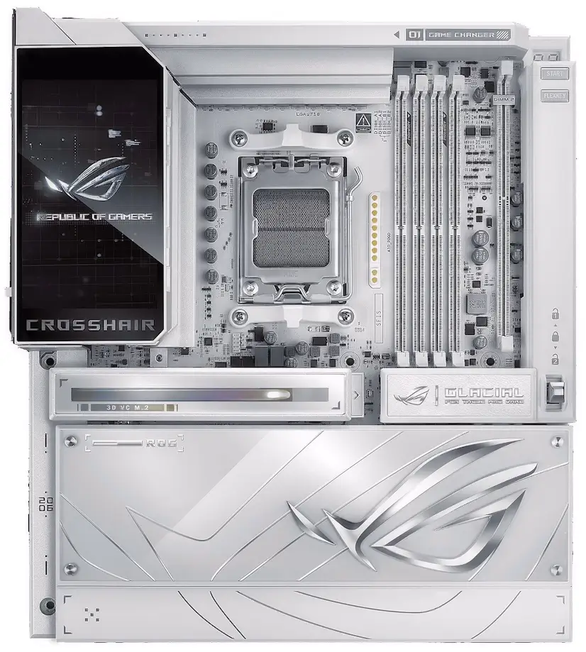 Barrio del Pilar PC - Montaje Placa Base ASUS ROG CROSSHAIR X870E GLACIAL Barrio del Pilar