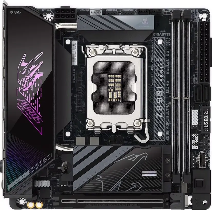 Montaje Placa Base Gigabyte Z890I AORUS ULTRA Gaming PC Barrio del Pilar